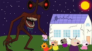 Download lagu Siren Head Attacks Peppa Pig Family  - Last Night For Peppa ?? | Peppa Pig Funny Animation mp3