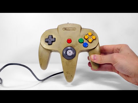 I Restored Yellowed Nintendo 64 Controller with Broken Joystick - Console Restoration