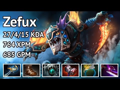 Zefux Dota 2 - Slark highlights