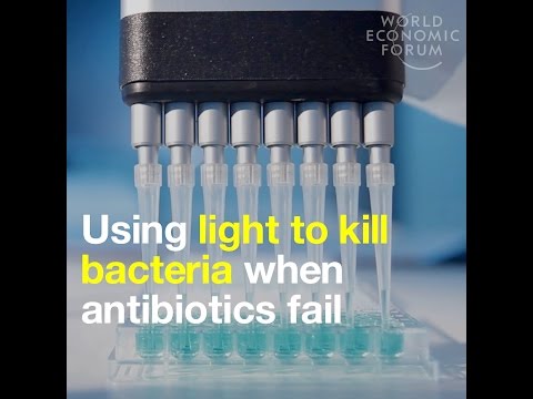 Using light to kill bacteria when antibiotics fail
