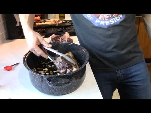 Braised Venison Shank