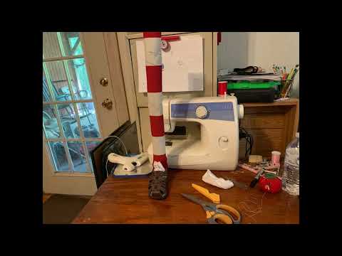 Ghost/scarecrow puppet