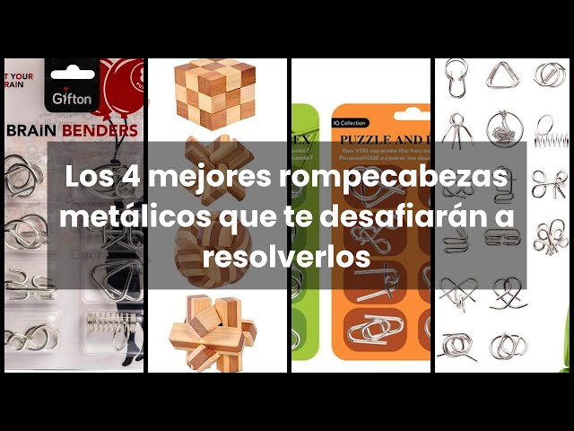 Vídeo relacionado con Holzsammlung 15 Piezas Rompecabezas Metal, Juegos de Ingenio Metal Puzzle, Juegos Logica Inteligencia Educativos IQ Puzzle Juguetes Metalicos Rompecabezas Regalo para Adultos Adolescentes