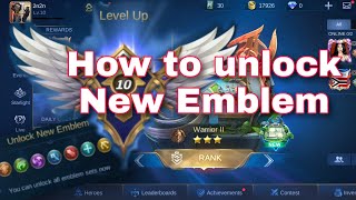 Unlock New Emblem Mobile Legends | 2n2n Gimik