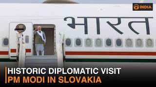 Historic diplomatic visit: PM Modi in Slovakia, diaspora celebrates