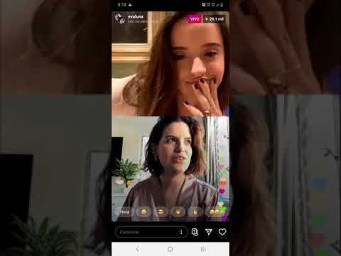 EVALUNA y NICOLE ZIGNAGO en Instagram live
