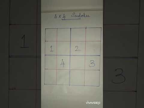 Simple Sudoku (4 X 4 grid) Part - 2