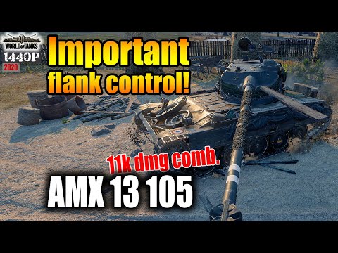 AMX 13 105: Important flank control!