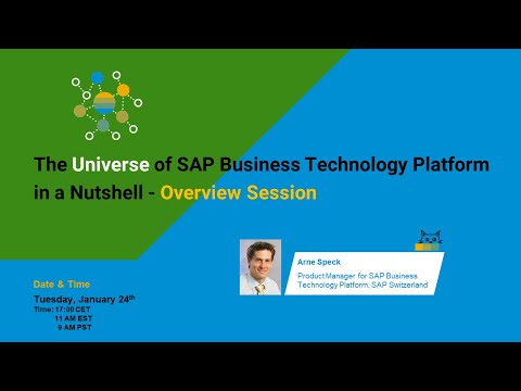 The Universe of SAP Business Technology Platform in a Nutshell - Overview Session