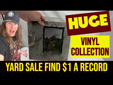 Vinyl Records at a Yard Sale for One Dollar A Piece - Huge Profit Selling This Collection on EBAY