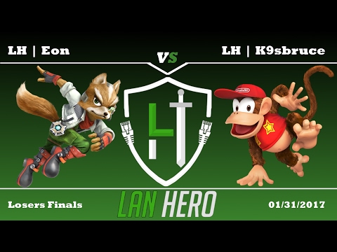 LAN Hero Tuesday #13 K9sbruce (Diddy Kong) Vs Eon (Fox) -  Loser Finals