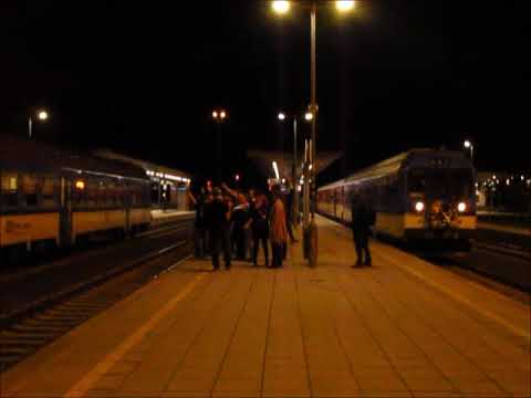 Bujaré loučení posledního rychlíku ČD