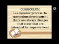 E. Curriculum Development: Processes and Models