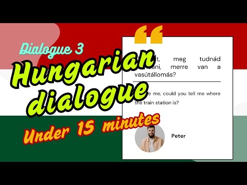 Hungarian Conversation Practice | Dialogue 3: Asking for directions