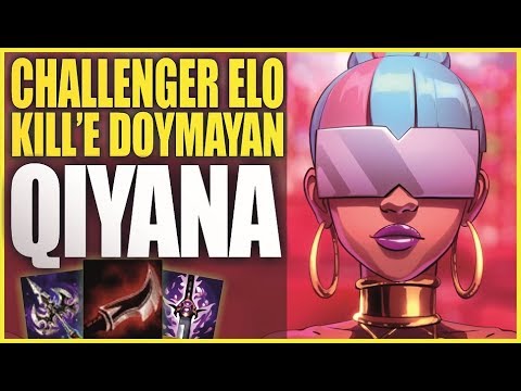 KILLE DOYMAYAN QİYANA CHALLENGER ELO| LOL SEZON 10 MİD LANE  OYNANIŞ 10.3