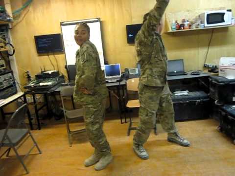 Dancing on Camp Spann, Afghanistan