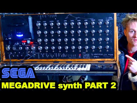 Sega Mega Drive Synthesizer PART 2 it Now Is Polyphonic! Sounds BIG