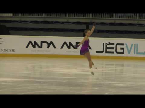 2016 Santa Claus Cup: Emese GLOZIK (HUN) - FS Advanced Novice GIRLS - Free skating
