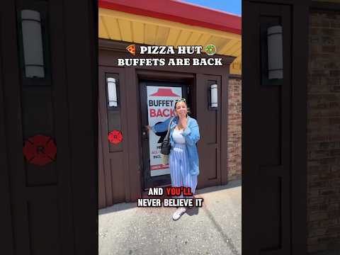 PIZZA HUT BUFFETS ARE BACK ! #Shorts #Orlando