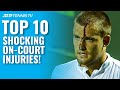 Top 10 Shocking ATP On-Court Injuries!
