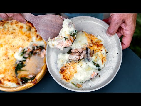 Ce Parmentier Saumon Epinards facile à faire réchauffe bien