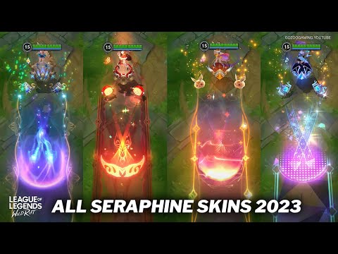 All Seraphine Skins 2023 Wild Rift ( Outdated )