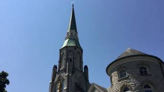 St. Mary&#39;s Church Bells went off while filming the Electronic bell on another church.