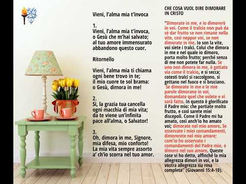 "Vieni, l'alma mia ti invoca" (I. Ferreri, I. D. Sankey)