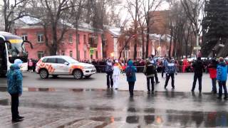preview picture of video 'Олимпийский огонь Самара (25.12.13 в 13.36)'
