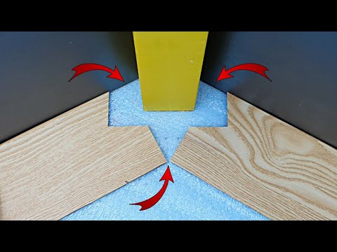 2 helppoa tapaa asentaa monimutkaiset kulmat kuin tason 100 mestari! Hienoja ideoita