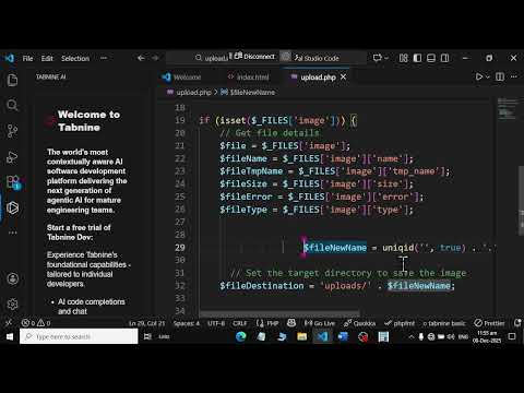 Step 05 Direct File upload to Server Folder