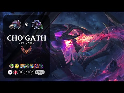 Cho'Gath Bot vs Kai'Sa - KR Grandmaster Patch 12.23