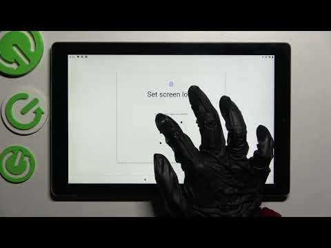 How to Set Up and Activate Screen Lock on CHUWI HiPad X // Pattern Unlock
