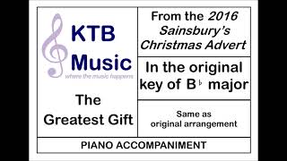 The Greatest Gift (James Corden)[Piano Accompaniment]