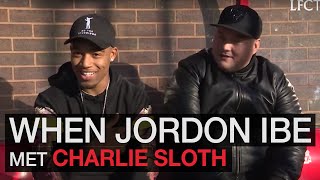 Radio One DJ Charlie Sloth meets Jordon Ibe
