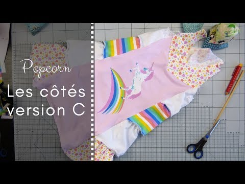 Coudre la robe Popcorn - Les cotés version C