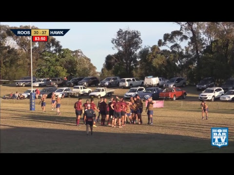 2017 RAMS NHRU Round 15 - Lake Macquarie Roos v Hamilton Hawks