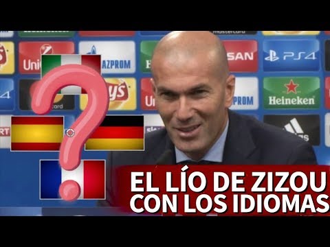 Zidane's comical language mishap sparked laughter | Diario AS
