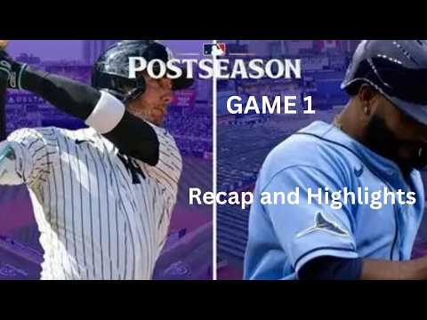 ALDS GAME 1-NYY/TB Post-Game Recap and Highlights