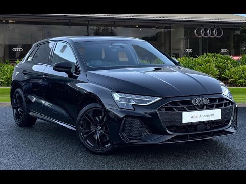 Approved Used Audi A3 Sportback Black Edition TFSI e 204 PS S tronic | Stoke Audi | LR75 ECC