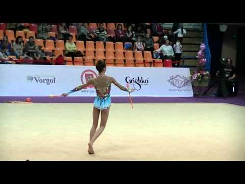 Polyakova Veronika (RUS) clubs  Grand Prix Moscow 2015 All-around