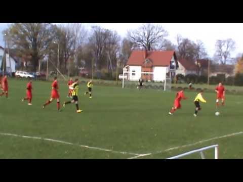 LZS Dziewiętlice - LZS Jasienica Górna 1-2 (gole, akcje, emocje, psy, kozy i krowy)
