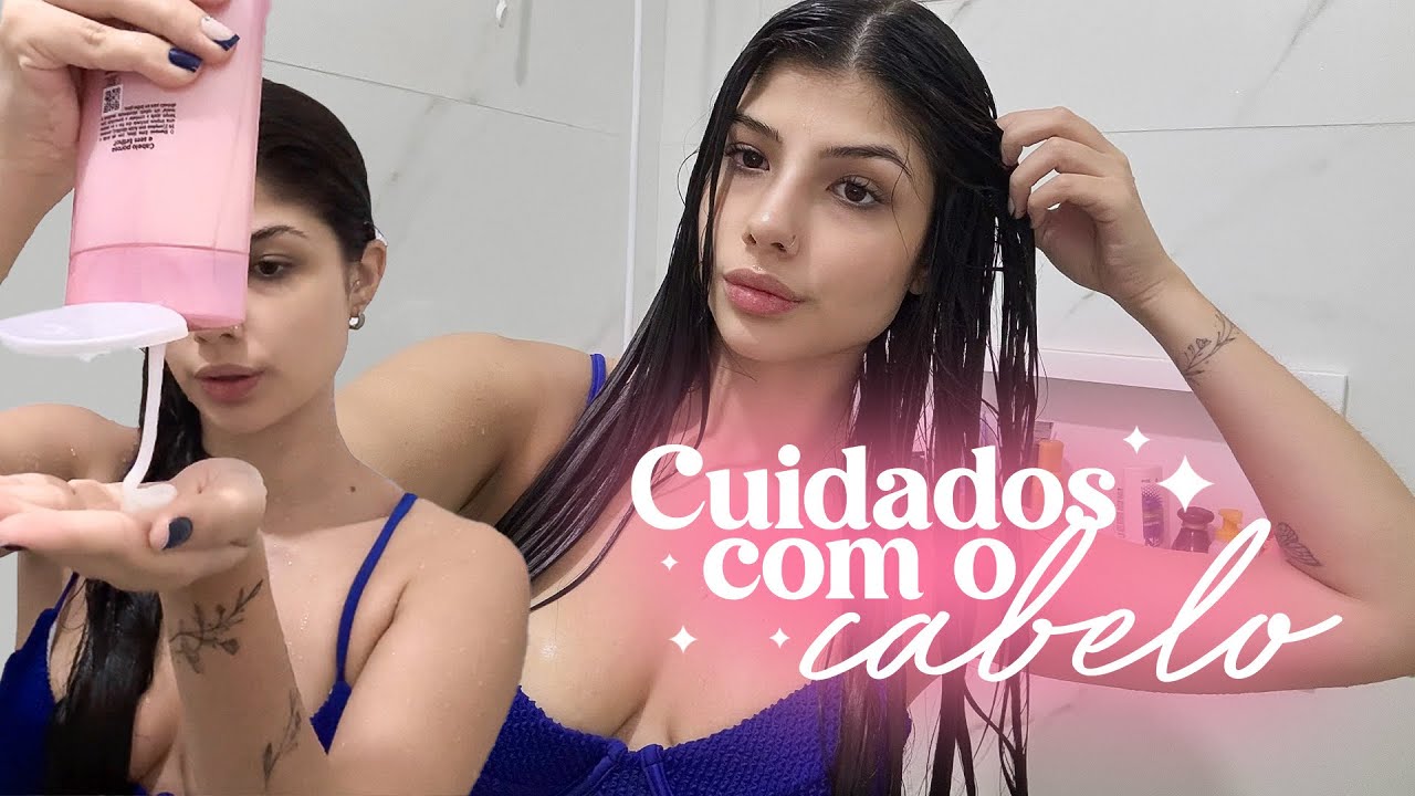 Cuidados com o cabelo | Como eu lavo meu cabelo + dicas ✨🎀