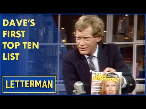 Dave's First Top Ten List: Top Ten Words That Almost Rhyme With "Peas"  Letterman