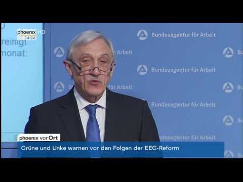 Arbeitslosenzahl: Heinrich Alt mit Zahlen für Januar 2014 am 30.01.2014