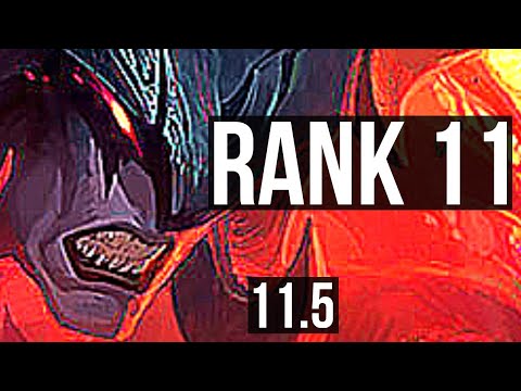 AATROX vs FIORA (TOP) | Rank 3 Aatrox, 4/1/9, Rank 11 | KR Challenger | v11.5