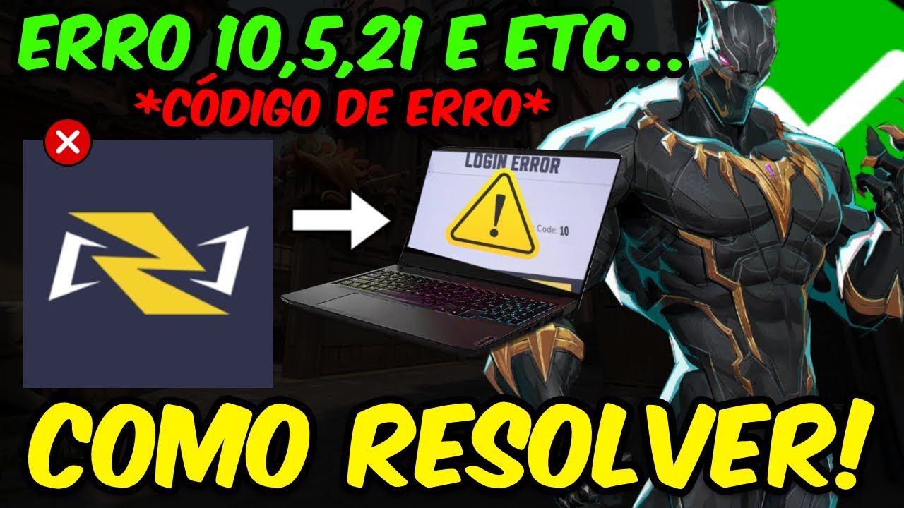 Como Resolver Erro 10, Erro 5 e Erro 21 do Marvel Rivals - Marvel Rivals Código de Erro!
