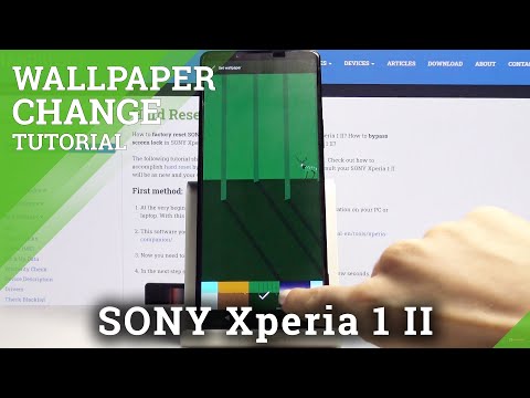 How to Change Wallpaper in SONY Xperia 1 II – Customize Wallpaper