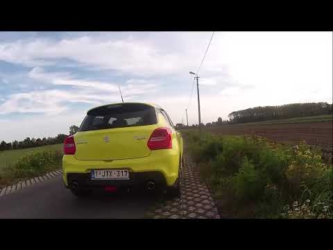 HKS Hi-Power SPEC-L exhaust on Suzuki Swift Sport 2018