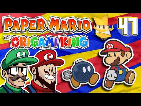 Paper Mario The Origami King Let's Play: Snow White Fight - PART 47 - TenMoreMinutes